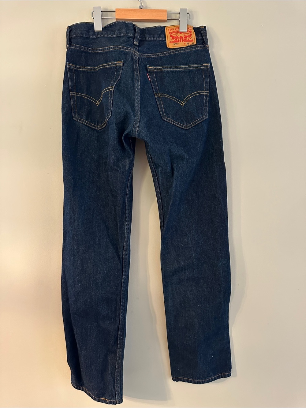 Levi's Men's Dark Straight Jeans
